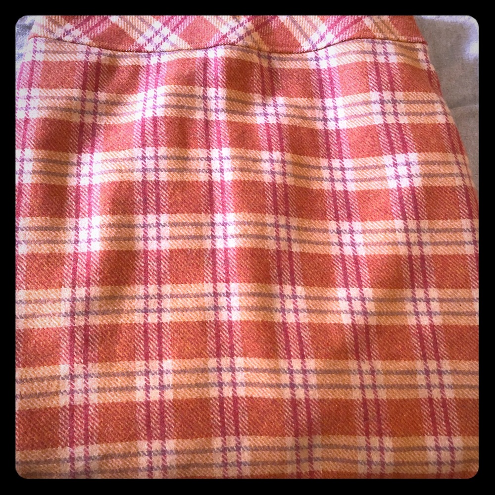 Plaid skirt